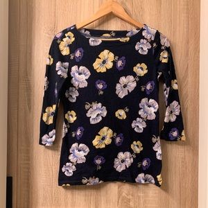 LOFT Floral Blouse